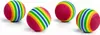Beeztees Katzenspielzeug Softball Luxus 4 Stück 4 cm Produktbild-Vorschau 1