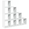 vidaXL Raumteiler-Bücherregal 4 Stufen Weiß 131,5x29x131,5 Produktbild-Vorschau 1