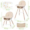 Malplay Fütterungsstuhl Kinderhochstuhl Baby Klappstuhl Produktbild-Vorschau 2