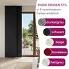 BEAUTEX Blackout Schiebegardine blickdicht Maße 60x245 Produktbild-Vorschau 4