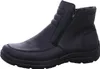 A black leather boot with a zipper on a white background. Náhľad obrázku produktu