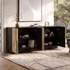 Wohnzimmerschrank mit 4 Türen und Relieffront Produktbild-Vorschau 6