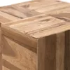 BEISTELLTISCH "PUZZLE" | Teak | Holz Blumen Hocker, Produktbild-Vorschau 6