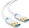 deleyCON 0,5m USB 3.0 Super Speed Kabel - USB A-Stecker zu Produktbild-Vorschau 1
