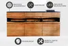 riess-ambiente Sideboard GRAND ACACIA 180cm braun schwarz Produktbild-Vorschau 6