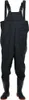 vidaXL Waders avec bottes Noir taille 41 Voir les images du produit 1