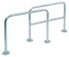 Fahrrad Anlehnbügel mit Knierohr 9210 | Stahl zn | Produktbild-Vorschau 10