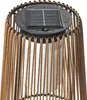 BELIANI Laterne Solar LED Naturfarben Kunststoff u. Metall Produktbild-Vorschau 5