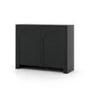 Sideboard Vento Schwarz, 2 Türen, Breite: 103,5 cm / Höhe: Produktbild-Vorschau 1