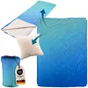 Skandika Campingdecke Liva Sherpa Meerblau | 4-in-1 Outdoor Produktbild-Vorschau 1