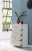 FineBuy Sideboard FB52330 Weiß Hochglanz 60x90x30 cm Produktbild-Vorschau 2