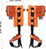 A pair of orange and black climbing spikes for trees. Anteprima dell’immagine prodotto