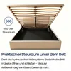 Home Collective Bett Doppelbett Polsterbett Bettgestell mit Produktbild-Vorschau 3