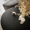 Runder Couchtisch 2in1 LORI matt schwarz Produktbild-Vorschau 2