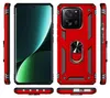 Multiple views of a red phone case with a ring holder, shown from different angles. Produktbild-Vorschau