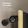 A close-up illustration of a heating element with text describing its features. Produktbild-Vorschau