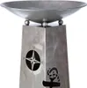 A metallic stand with nautical motifs, likely for decorative purposes. Produktbild-Vorschau