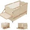 Flieks Gitterbett 70x140cm mit Rollen, Beistellbett Produktbild-Vorschau 7