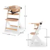 KINDERKRAFT Eetkamerstoel Enock met bekleding, wit hout, Productafbeelding-voorbeeld 10