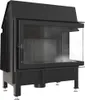 Kamineinsatz aus Stahl ZIBI rechts 11 kW Ø 180 schwarz Produktbild-Vorschau 1