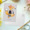 Mr. & Mrs. Panda Postkarte Anwältin Herz - Grau Pastell - Produktbild-Vorschau 3