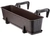 KADAX Pot de balcon avec soucoupe "Frette", balconnière Voir les images du produit 6