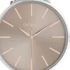 Oozoo dámske hodinky C10711 quartz ružový šedý kožený Náhľad obrázku produktu 2