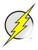 Spreadshirt DC Comics Justice League The Flash Logo Produktbild-Vorschau 1