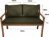 Gartenkissen Set grün – 120x60 + 2x50x56 cm – Für Produktbild-Vorschau 3