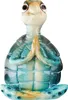 Gilde Figur, Schildkröte, "Entspannung", Poly, blau, L. 8.5 Voir les images du produit 4