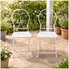 Gartenstuhl 2er-Set Solea Weiß Produktbild-Vorschau 1