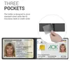 kwmobile 3in1 Kartenetui aus Kunstleder - 10 x 6,5cm - Mini Produktbild-Vorschau 3
