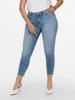 Only CARWILLY REG SK ANK DNM REA1467 NOO Light Blue Denim Produktbild-Vorschau 7