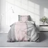 Bettwäsche 155x200 cm gestreift Streifen rosa grau Produktbild-Vorschau 2