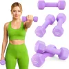 Gymtek® Ensemble d'haltères courts - 2x 2kg haltères en Voir les images du produit 1