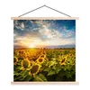 MuchoWow® Textilposter Blumen - Sonnenblume - Himmel 40x40 Produktbild-Vorschau 1