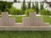 TrendLine Palisade Granit 25 x 10 x 10 cm grau geflammt Produktbild-Vorschau 3