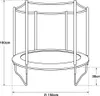Trampoline pour enfants Ø150cm Trampoline de jardin avec Voir les images du produit 4