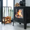 Relaxdays Kaminholzregal, Metall, HBT: 80 x 34 x 25 cm, Produktbild-Vorschau 5