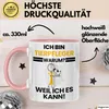 Tierpfleger Geschenk Tasse Lustiger Spruch Ich Bin Produktbild-Vorschau 3