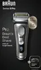 Braun Series 9 9415s, Golarka foliowa, Czarny, Srebrny, Podgląd zdjęcia produktu 11