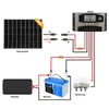 100W Solarpanel Set 12V Monokristallines PV kit Solarmodul Produktbild-Vorschau 3
