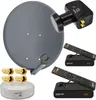 PremiumX Satelliten-Komplettanlage 2 Teilnehmer 60cm Produktbild-Vorschau 1