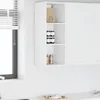 vidaXL Armadio a muro Riga Bianco 30 x 29,5 x 80 cm Anteprima dell’immagine prodotto 3