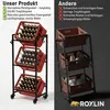 Portabottiglie Roxlin per 3 casse – scaffale in metallo con Anteprima dell’immagine prodotto 5