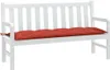 vidaXL Gartenbank-Auflage Melange Rot 150x50x7 cm Stoff Produktbild-Vorschau 2