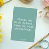 Mr. & Mrs. Panda bildkarte Spruch Selbstvertrauen stärken - Produktbild-Vorschau 2