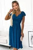 Numoco Formelle Frauenkleider Matilde meer blau L Produktbild-Vorschau 1