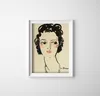 Poster - Canvas - Leinwand - 42 cm x 59,4 cm - Jeune Femme Produktbild-Vorschau 1