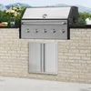 Drzwiczki dostępu do grilla - 610 x 610 mm - podwójne Podgląd zdjęcia produktu 8
